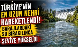 Türkiye'nin en uzun nehri hareketlendi: Barajlardaki su bırakılınca seviye yükseldi