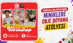 Kırıkkale Belediyesi'nden miniklere obje boyama atölyesi