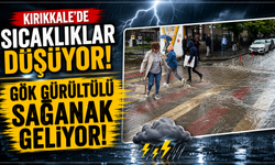 Kırıkkale’de sıcaklıklar düşüyor: Gök gürültülü sağanak geliyor