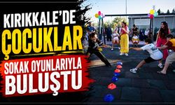 Kırıkkale’de çocuklar sokak oyunlarıyla buluştu