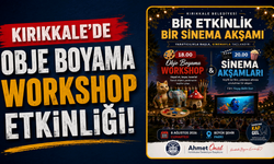 Kırıkkale'de Obje Boyama Workshop etkinliği