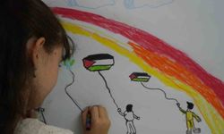Başkentte uçurtmalar Gazze'deki çocuklar için havalandı