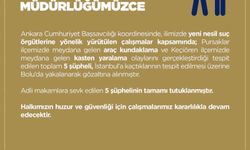 Yeni nesil suç örgütlerine operasyon: 5 kişi tutuklandı