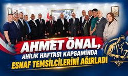 Ahmet Önal, Ahilik Haftası kapsamında esnaf temsilcilerini ağırladı
