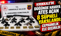 Kırıkkale'de düğünde havaya ateş açan 8 şüpheli yakalandı