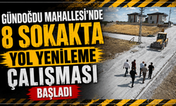 Gündoğdu Mahallesi’nde 8 Sokakta Yol Yenileme Çalışması Başladı