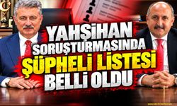 Yahşihan Belediyesi soruşturmasında şüpheli listesi belli oldu