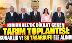 Kırıkkale’de dikkat çeken tarım toplantısı: Kuraklık ve su tasarrufu ele alındı