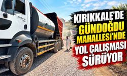 Kırıkkale’de Gündoğdu Mahallesi’nde yol çalışması sürüyor