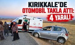 Kırıkkale’de otomobil takla attı: 4 yaralı