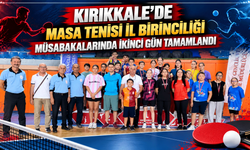 Kırıkkale’de Masa Tenisi İl Birinciliği müsabakalarında ikinci gün tamamlandı