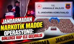 Jandarmadan narkotik madde operasyonu: Binlerce hap ele geçirildi