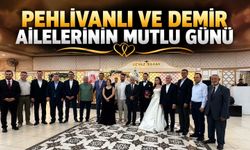 Pehlivanlı ve Demir ailelerinin mutlu günü