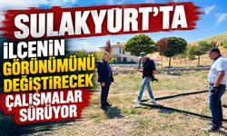 Sulakyurt’ta ilçenin görünümünü değiştirecek çalışmalar sürüyor
