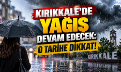 Kırıkkale’de yağış devam edecek: O tarihe dikkat!