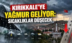 Kırıkkale’ye yağmur geliyor: Sıcaklıklar düşecek