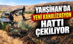 Yahşihan’da yeni kanalizasyon hattı çekiliyor