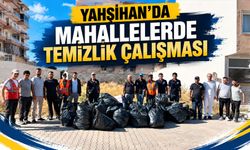 Yahşihan’da mahallelerde temizlik çalışması