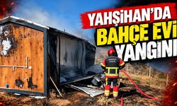 Yahşihan’da bahçe evi yangını