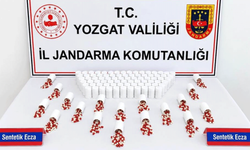 Yozgat’ta 5 bin 626 sentetik ecza hap ele geçirildi