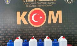 30 litre kaçak etil alkol ele geçirildi