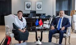 Bakan Fidan, Avrupa Konseyi Meclis Başkanı Bayr'ı kabul etti