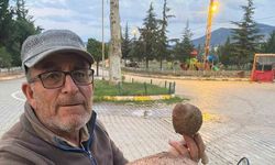 Bulduğu mantar boyutuyla şaşırttı