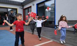 Çocuk kütüphanesinde Cumhuriyet Bayramı coşkusu