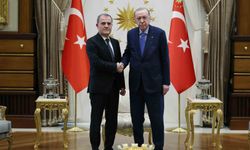 Cumhurbaşkanı Erdoğan, Azerbaycan Dışişleri Bakanı Bayramov ile bir araya geldi
