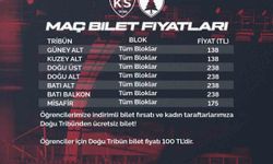 Kayserispor-Muğlaspor maçının bilet fiyatları belli oldu