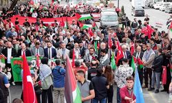 Nevşehir'de Gazze'ye destek yürüyüşü düzenlendi