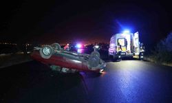 Nevşehir'de kontrolden çıkan otomobil takla attı: 1 ölü