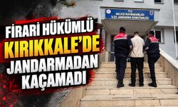 Firari hükümlü Kırıkkale'de jandarmadan kaçamadı