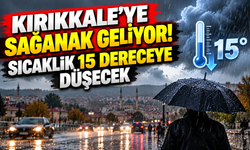Kırıkkale’ye sağanak geliyor! Sıcaklık 15 dereceye düşecek