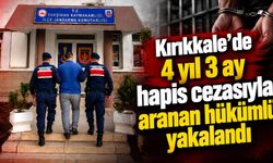 Kırıkkale’de 4 yıl 3 ay hapis cezasıyla aranan hükümlü yakalandı