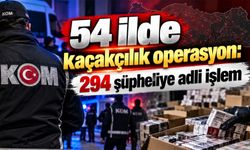 54 ilde kaçakçılık operasyon: 294 şüpheliye adli işlem