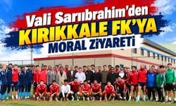 Vali Sarıibrahim’den Kırıkkale FK’ya moral ziyareti