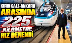 Kırıkkale-Ankara arasında 225 kilometre hız denendi