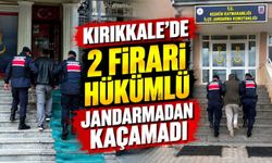 Kırıkkale’de 2 firari hükümlü jandarmadan kaçamadı