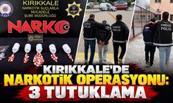 Kırıkkale’de narkotik operasyonu: 3 tutuklama