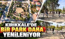Kırıkkale’de bir park daha yenileniyor