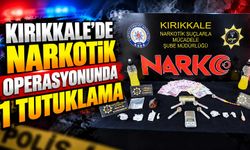 Kırıkkale'de narkotik operasyonunda 1 tutuklama