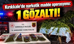 Kırıkkale’de narkotik madde operasyonu: 1 gözaltı!