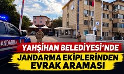 Yahşihan Belediyesi'nde jandarma ekiplerinden evrak araması