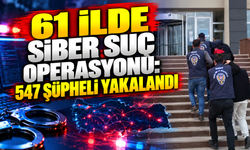 61 ilde siber suç operasyonu: 547 şüpheli yakalandı