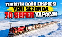 Turistik Doğu Ekspresi yeni sezonda 70 sefer yapacak
