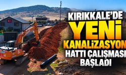 Kırıkkale’de yeni kanalizasyon hattı çalışması başladı