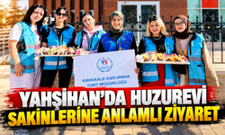 Yahşihan’da huzurevi sakinlerine anlamlı ziyaret