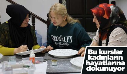 Mahalle Konaklarındaki kurslarla kadınların hayatına dokunuluyor