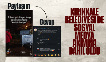 Sosyal medya akımına Kırıkkale Belediyesi de dahil oldu